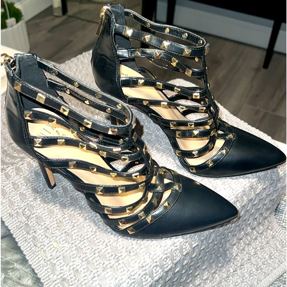 ROCK STUDDED STILETTOS AND CAVIAR CROSSBODY SET - Picture 2 of 5